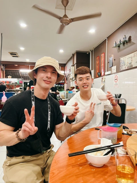 陳勢安返馬當吃貨　帶東奧男雙冠軍王齊麟遍嘗道地美食