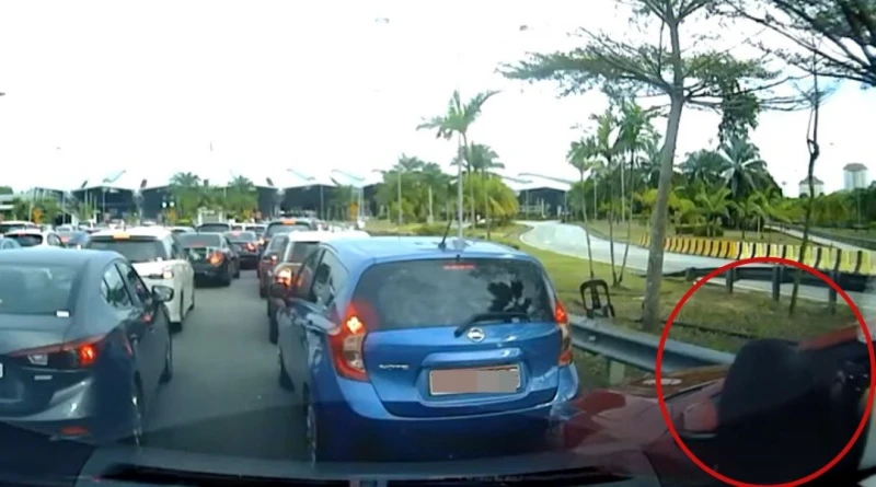 肉身擋車火爆女遭起底 　網民：大馬貞子