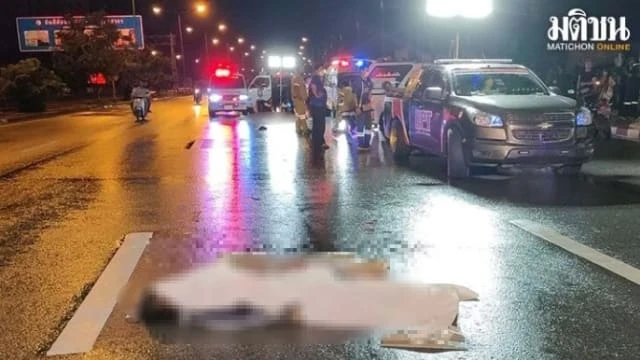 站馬路中央吵架 泰男女雙雙被撞死