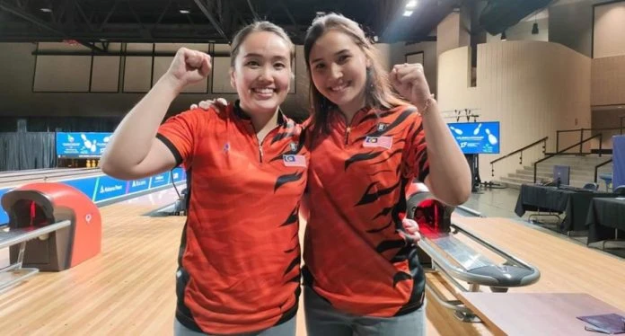大馬保齡球女將組合 冼麗瑩與納塔莎世運會奪銅牌