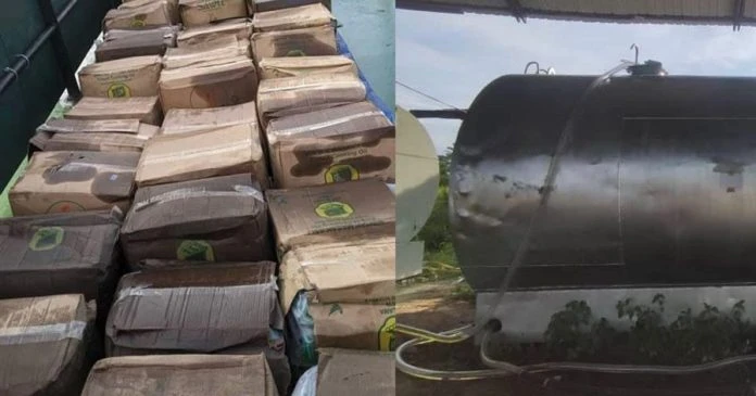 沙巴破大宗走私案   起獲近1萬公斤食油5000公升柴油