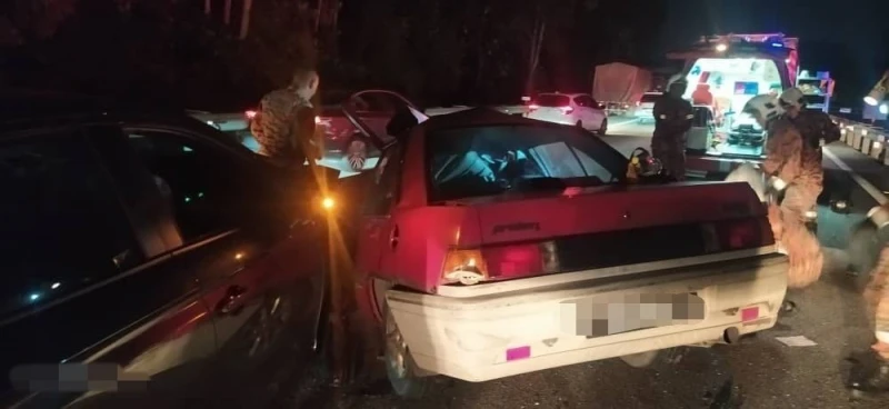 南北大道3車連環撞3重傷　一華女搶救不治