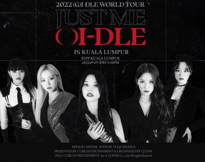 韓女團(G)I-DLE 9月大馬開唱　門票716開放預售