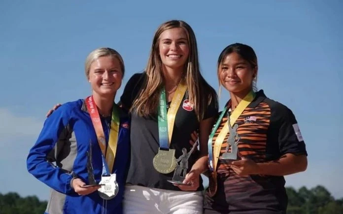 大馬滑水運動員熊麗雅 世界運動會中拿下銅牌