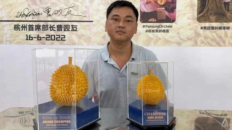檳城老樹黑刺擊敗貓山王 獲評榴槤世錦賽「王中王」