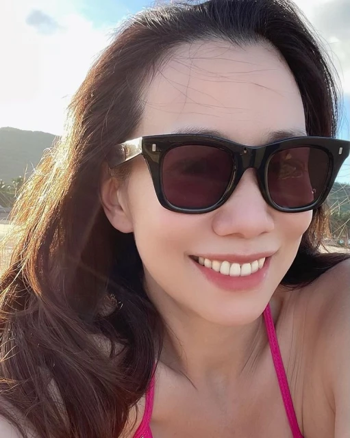 穿清涼泳衣近距自拍　43歲「雙兒」吳辰君近況曝光