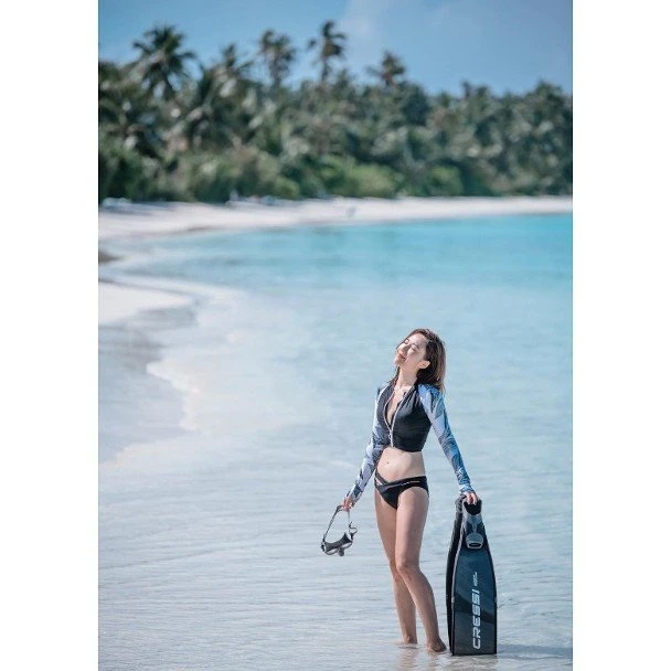 夏威夷潛水巧遇奇景　李施嬅：「緣份…讓我遇上他們」