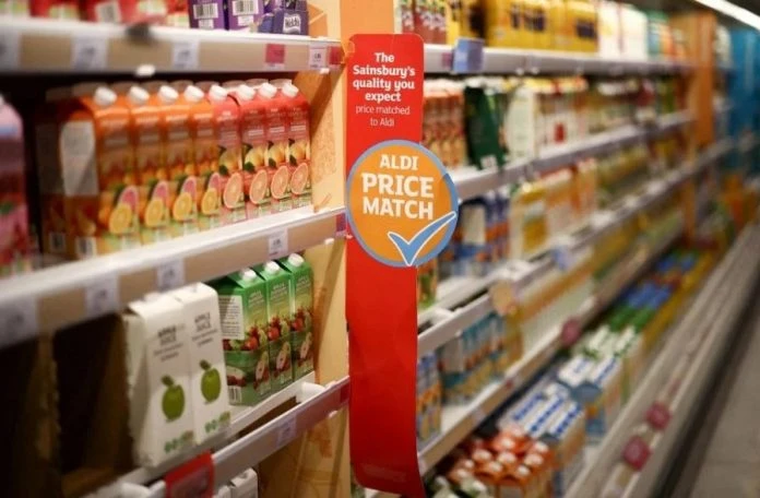 英國食品雜貨通膨率達9.9%　創史上第2高紀錄