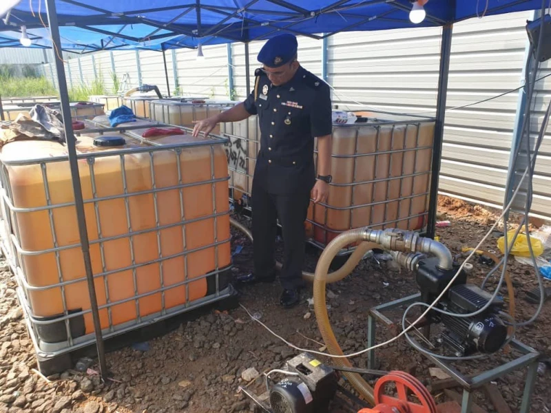 貿消局再揭私囤柴油　起獲逾2公升柴油