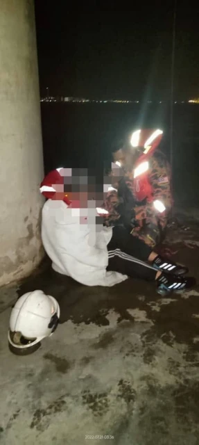 華裔男檳大橋試圖輕生  被卡橋下動彈不得獲救