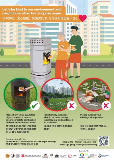 焚燒冥紙還需要宣導工作？　信徒遵循習俗時也需體諒他人