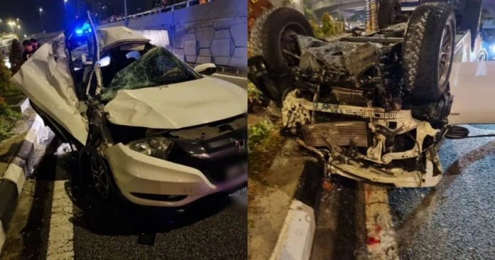 沖向對面車道撞2車 18歲司機魂斷公路