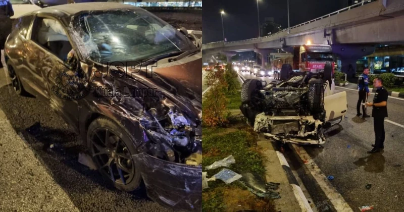 沖向對面車道撞2車　18歲魚販魂斷公路