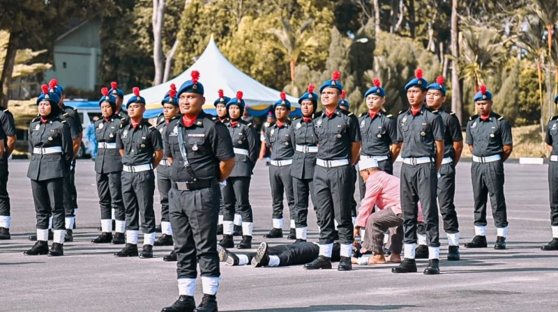 馬國青年檢閱禮昏倒 叔叔緊抱以身為牆感動眾人 