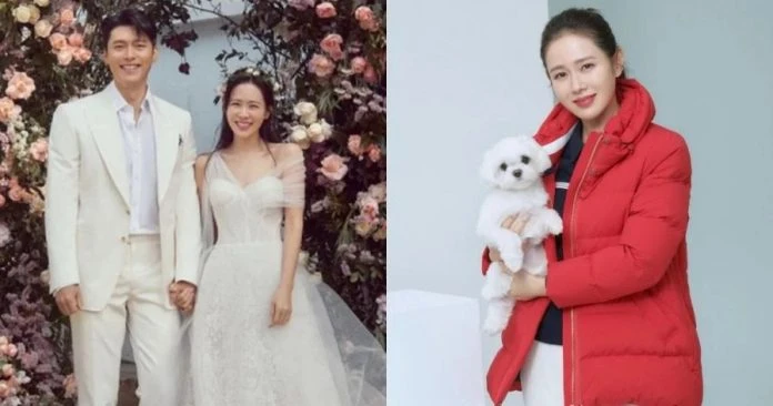 孫藝珍挺孕肚與愛犬拍廣告　網驚嘆：最美孕婦！