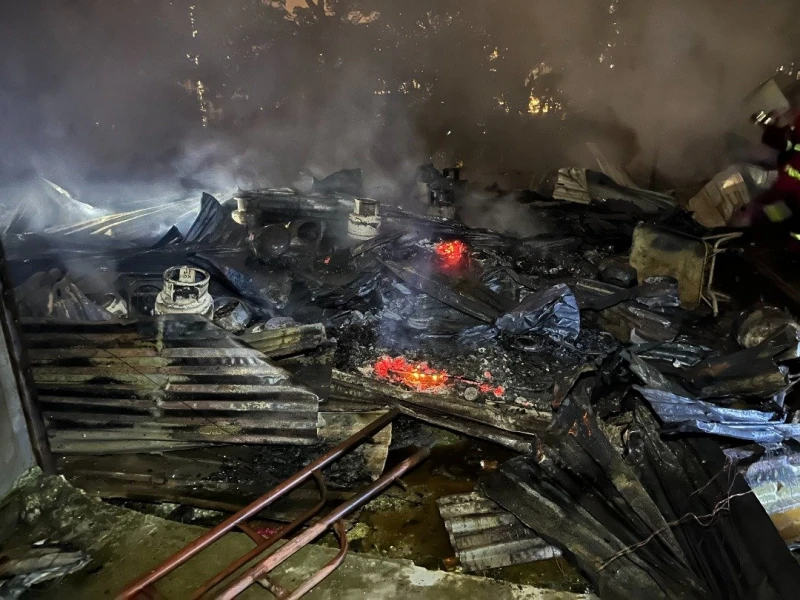 祝融凌晨造訪　臨時員工宿舍90%被燒毀