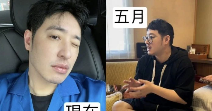 曾暴肥到93公斤　潘瑋柏曬對比照宣布減肥成功