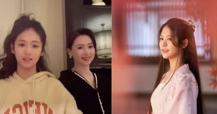 翁虹攜愛女劉蒔拍影片　網驚嘆：女兒顏值比媽媽高！