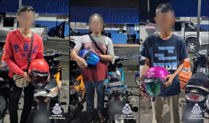 三名青少年包括一名學生  涉嫌飆摩多遭警方逮捕