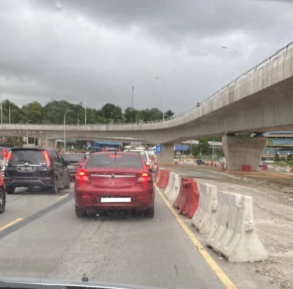 5年塞車夢魘 實邦加大道4高架橋 陳泓縑問何時竣工？