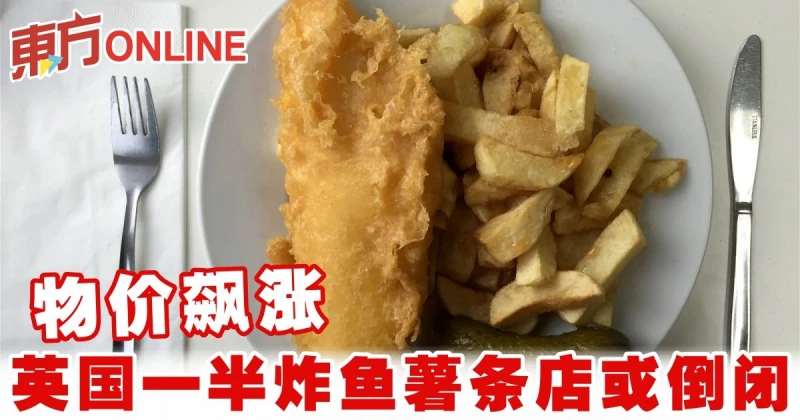 物價飆漲　英國一半炸魚薯條店或倒閉