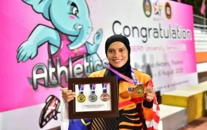 戰勝哮喘！大馬奧運會短跑選手阿茲琳　拿下東南亞大學生運動會女子100米金牌