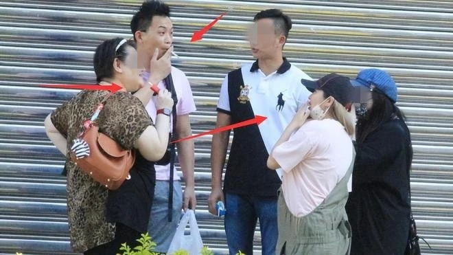 Makiyo挺7月孕肚現身街頭　聚眾抽菸違法