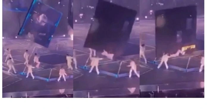 香港人氣男團演唱會驚傳意外　 大螢幕墜落直接重砸舞者