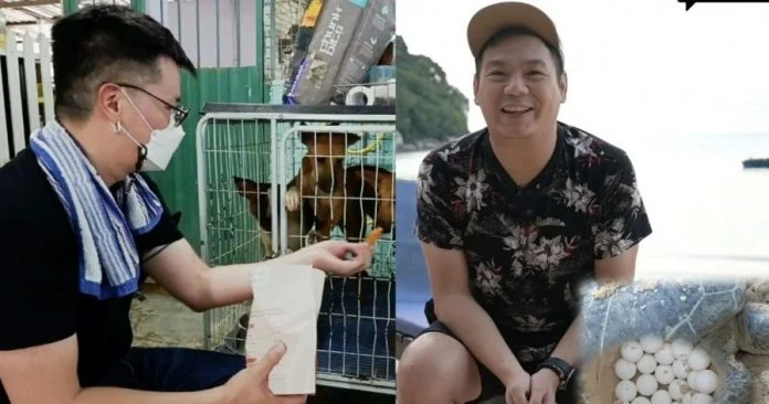 辛偉廉到流浪狗收容當義工感觸良多　翁書尉吁勿隨意碰海龜