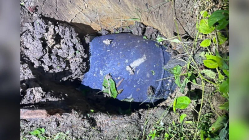 美里民眾發現疑似中國火箭碎片