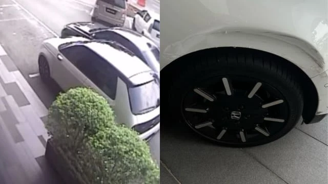 愛車疑被獅城寶馬擦撞 柔二王子社媒貼車牌號碼