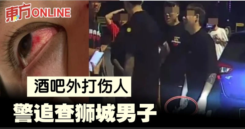 酒吧外打傷人　警追查獅城男子