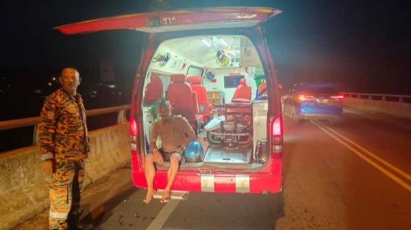 男子圖投河自盡 消拯員及時救起