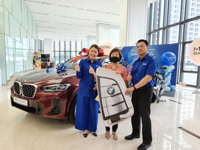 馬建屋銀行首屆存款贏獎競賽　森美蘭幸運兒喜獲BMW