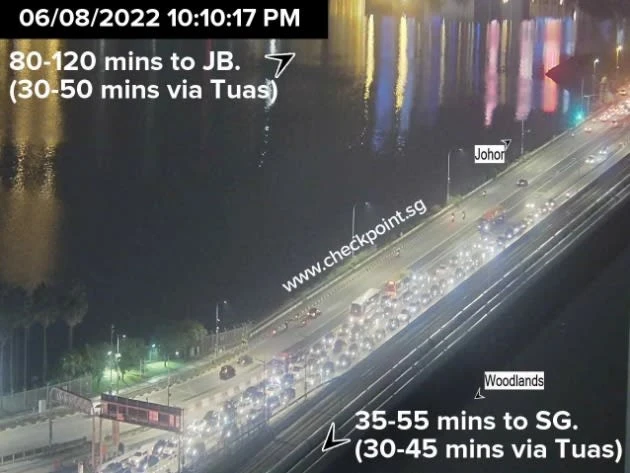 兀蘭關卡國慶長周末大排長龍 越堤或要兩小時