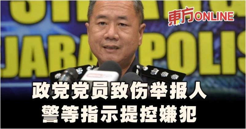 政黨黨員致傷舉報人　警等指示提控嫌犯