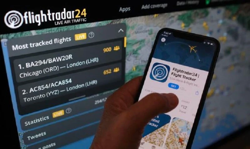 佩洛西訪台的飛行動態全球追　名人航班實時追蹤網用戶增多
