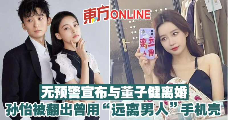 無預警宣布與董子健離婚　孫怡被翻出曾用「遠離男人」手機殼