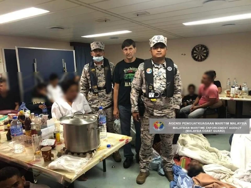 36名印尼籍偷渡客來馬沉船釀1死