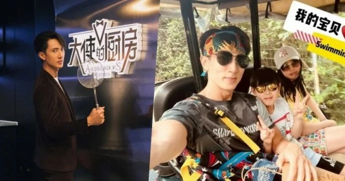 吳尊帶家人出遊曬冰塊盒腹肌　12歲愛女秀逆天長腿