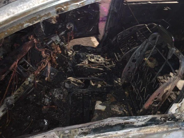 檳城火燒車事件　司機逃生傷及大腿