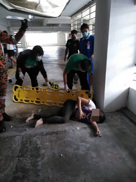 女子19樓墜下大命不死　手上還捧一本經書