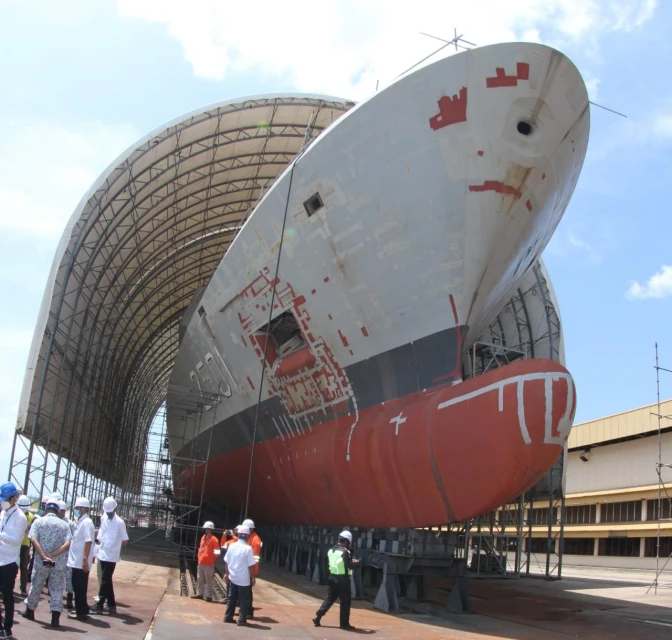 國防部邀媒體參訪海軍造船廠　BNS：6艘瀕海戰鬥艦真實打造