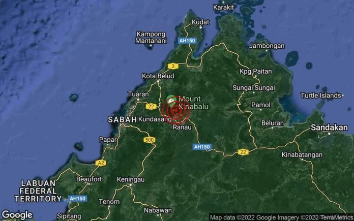 沙巴今早發生地震   部分地區民眾感受到震動