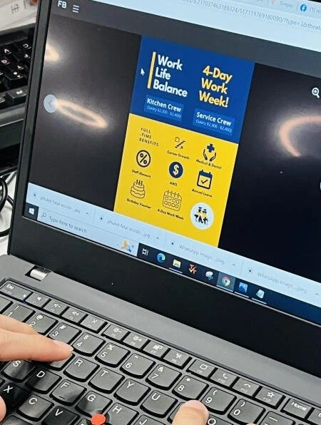 獅城出招搶人餐館推4天工作制　工時變短反加薪