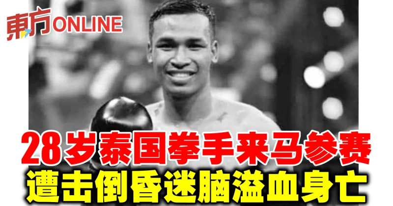 28歲泰國拳手來馬參賽　遭擊倒昏迷腦溢血身亡