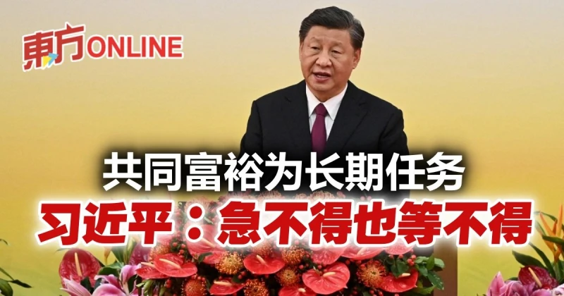 共同富裕為長期任務　習近平：急不得也等不得