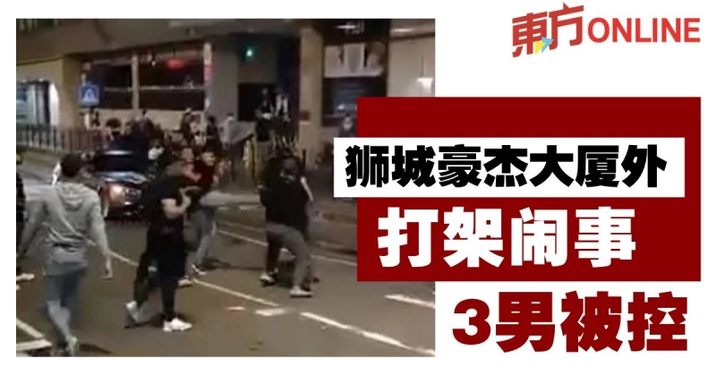 獅城豪傑大廈外打架鬧事　3男被控