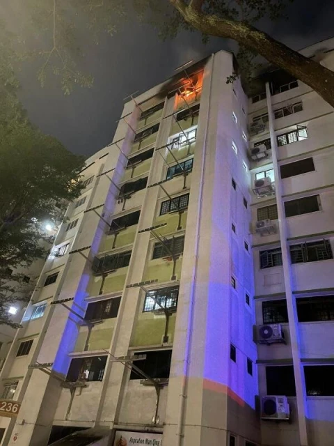 獅城組屋狂燒7小時　48歲屋主命喪火海