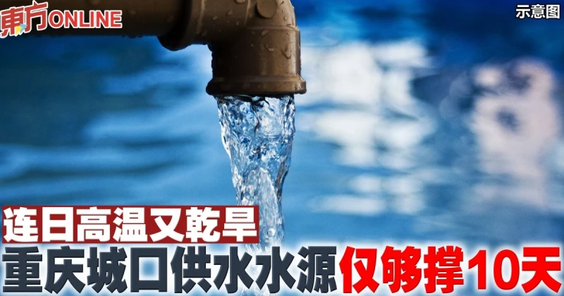 連日高溫又乾旱　重慶城口供水水源僅夠撐10天